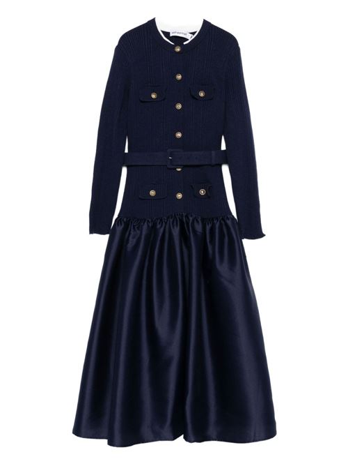Abito midi SELF PORTRAIT | AW25016MANAVY